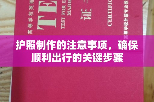 南湖护照制作的注意事项，确保顺利出行的关键步骤