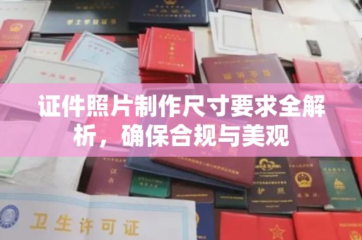 南湖证件照片制作尺寸要求全解析，确保合规与美观