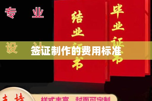 南湖签证制作的费用标准