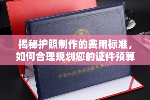 南湖揭秘护照制作的费用标准，如何合理规划您的证件预算