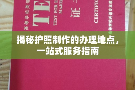 南湖揭秘护照制作的办理地点，一站式服务指南